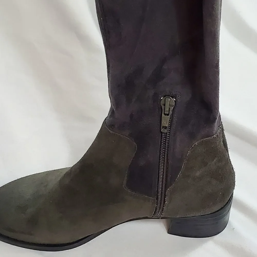 NEW Free People Coast to Coast Over the Knee Boots in Gray - Size 37